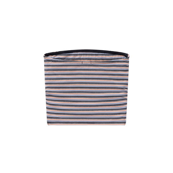 SLOPPY SCRIPT BORDERED TUBE TOP BLACK MULTI