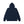 DOLLAR SIGN PATTERNED THERMAL ZIP HOODIE NAVY