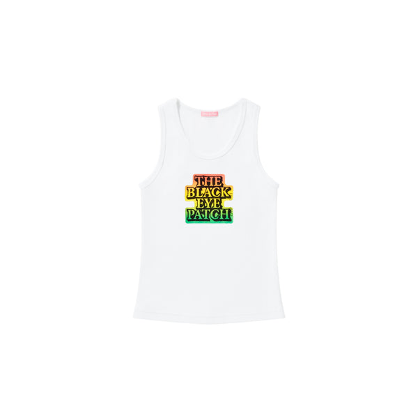 RASTA OG LABEL TANK WHITE