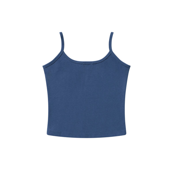 SHINY OE SCRIPT CAMISOLE NAVY