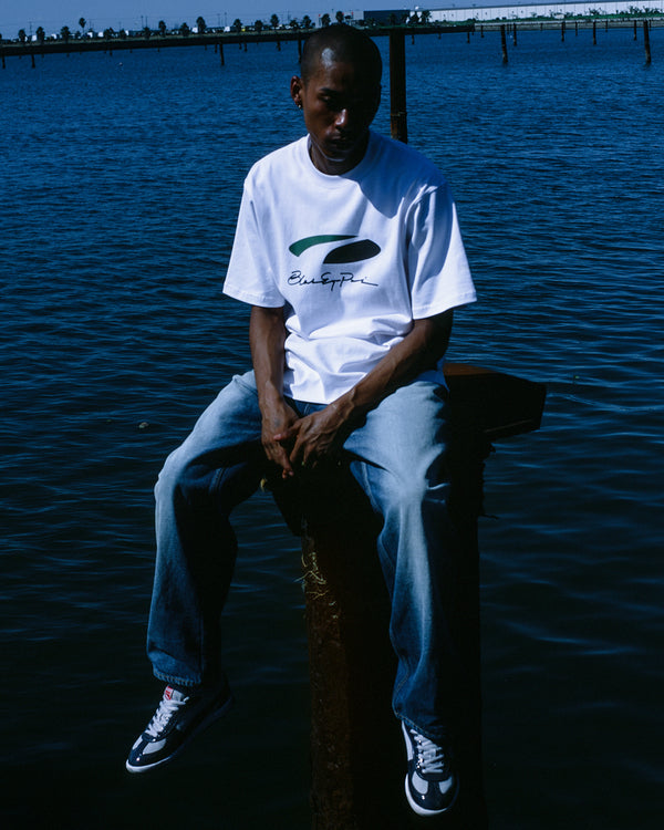 BEP AUTOGRAPHED PUMA OVAL LOGO TEE WHITE