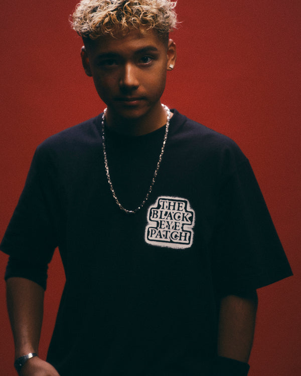 SPRAYED OG LABEL TEE BLACK