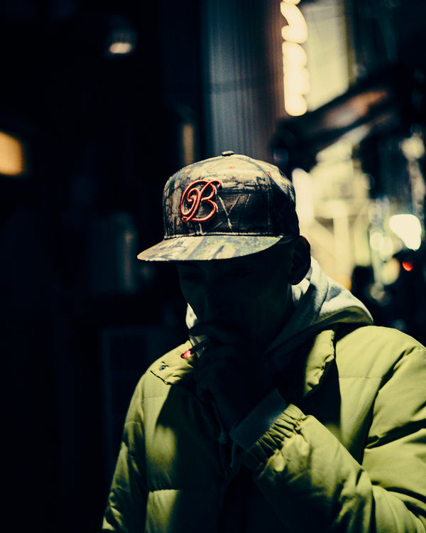 B EMBLEM REALTREE BASEBALL CAP
