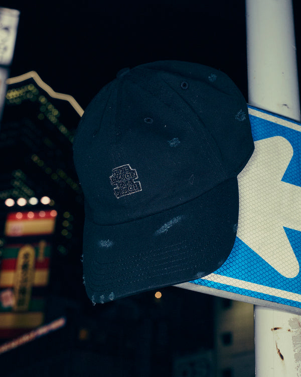 DAMAGED SMALL OG CAP BLACK