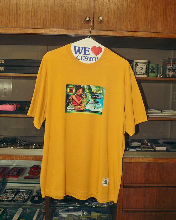 DANCEHALL RADIO TEE MUSTARD