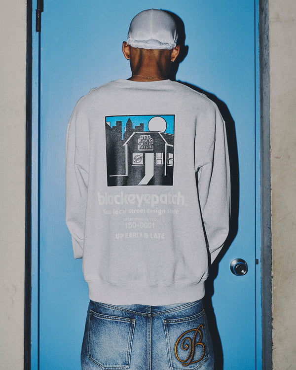 DESIGN STORE CREW SWEAT BLACK