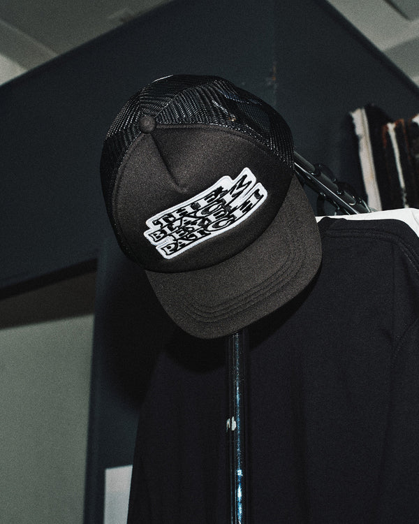 DISTORTED OG LABEL MESH CAP BLACK