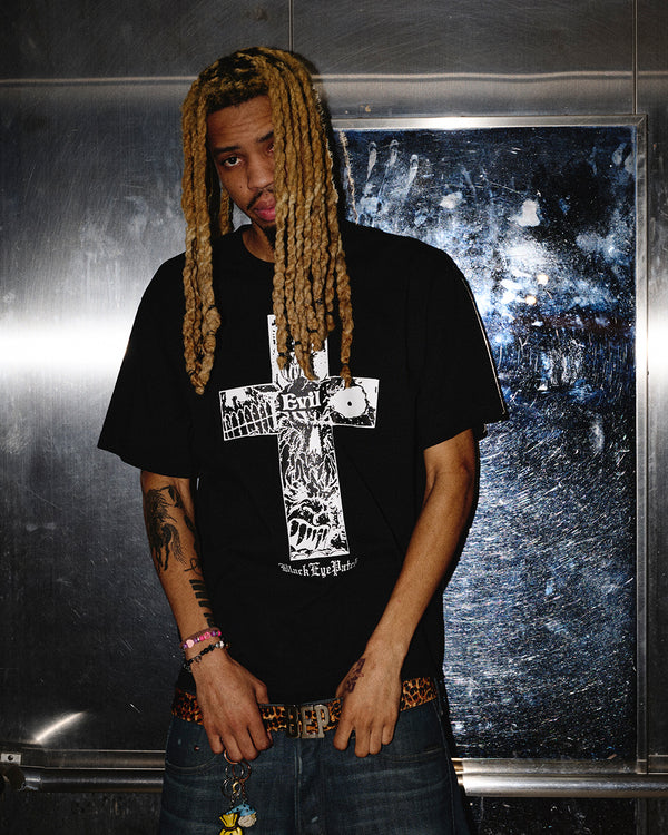 EVIL CROSS TEE WHITE