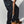 FASTHAND SCRIPT PATTERNED EXTRA BAGGY JEANS BLACK