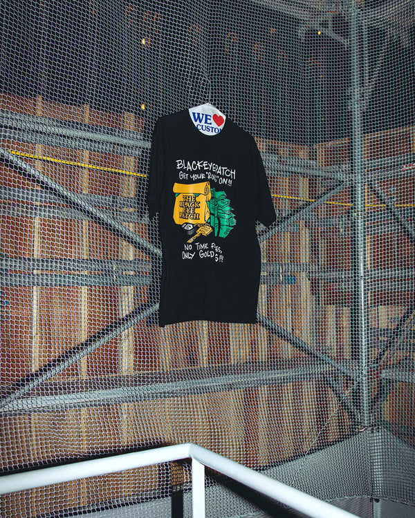 GET YOUR ROLLS ON TEE BLACK