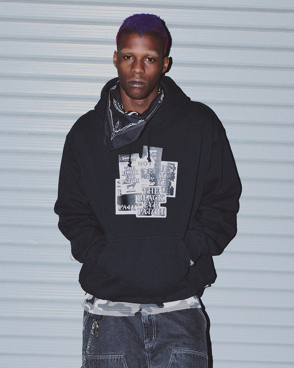 GRAYSCALE LABEL PACK HOODIE BLACK