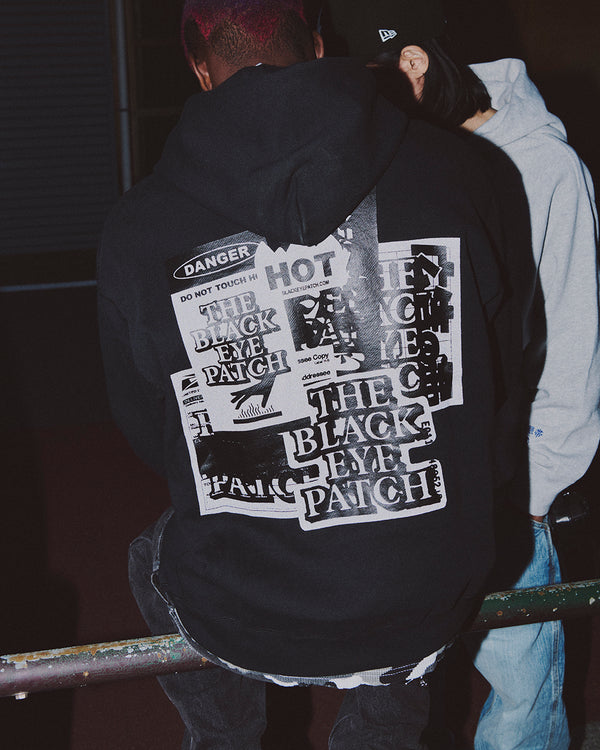 GRAYSCALE LABEL PACK HOODIE BLACK