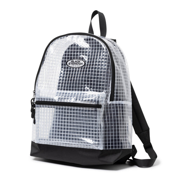 JEANS LOGO REFLECTOR PATCHED PVC BACKPACK