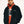 OE LOGO FAUX FUR COACH JACKET BLACK