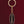 OE LOGO OVAL PLATE KEYCHAIN GOLD