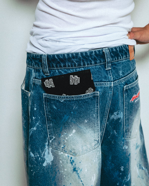 OG LABEL PATTERNED BANDANA BLACK
