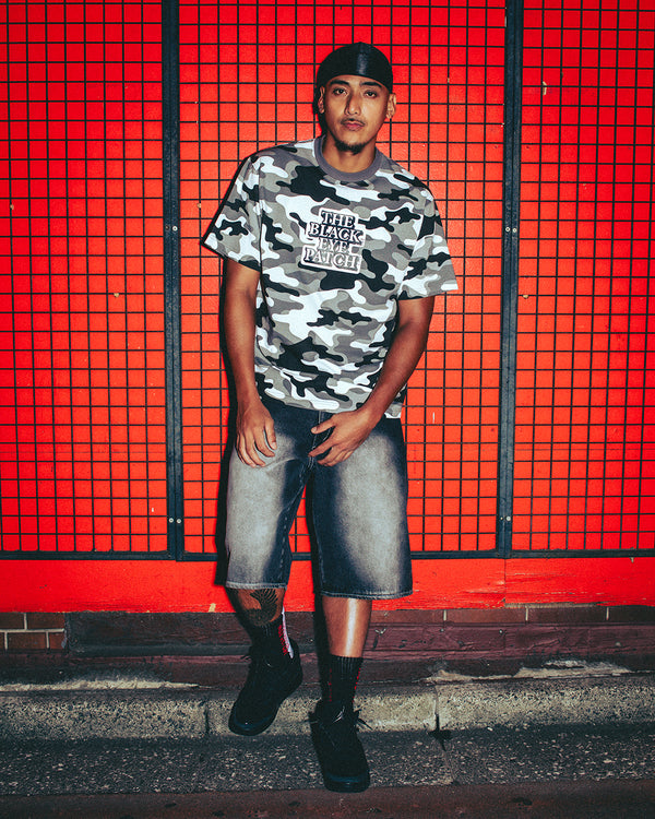 OG LABEL TEE WHITE CAMO