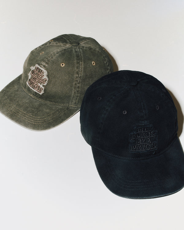 RAW OG LABEL WASHED CAP BLACK