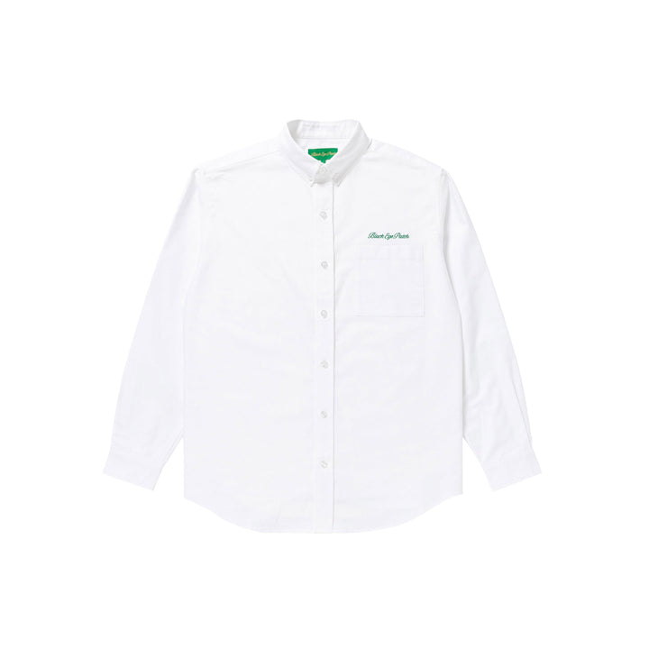 Royal Script Oxford Shirt, White