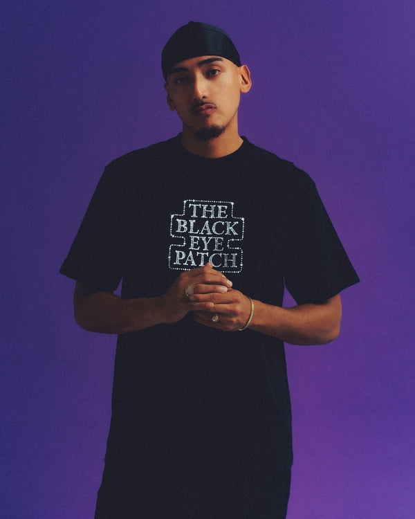 SHINING OG LABEL TEE BLACK
