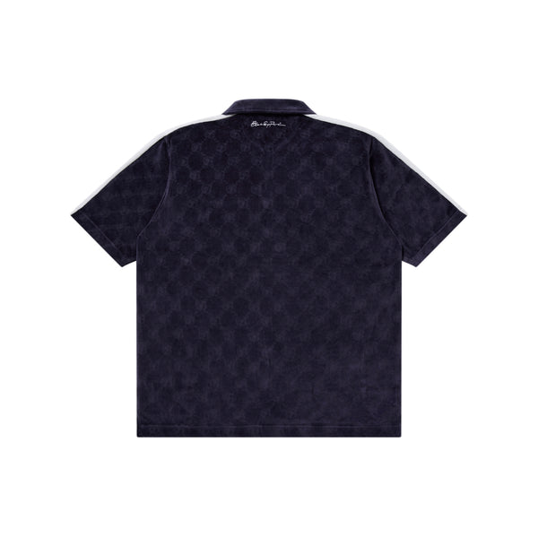 PUMA OVAL LOGO BEP MONOGRAM VELOUR TOP