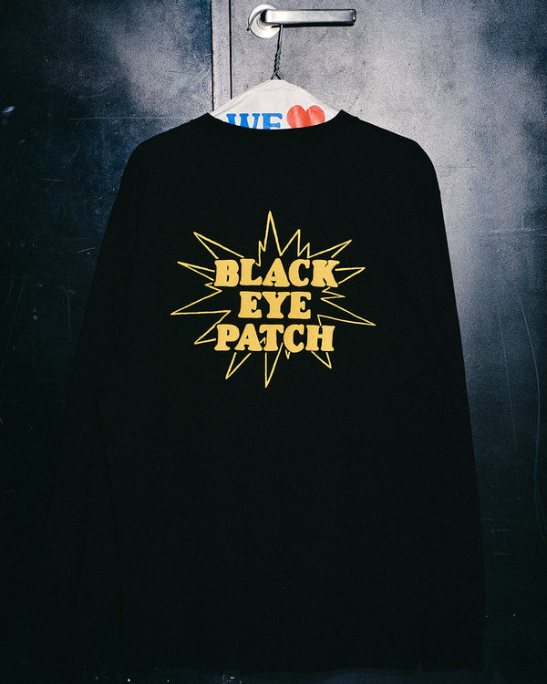SHIT HAPPENS L/S TEE BLACK