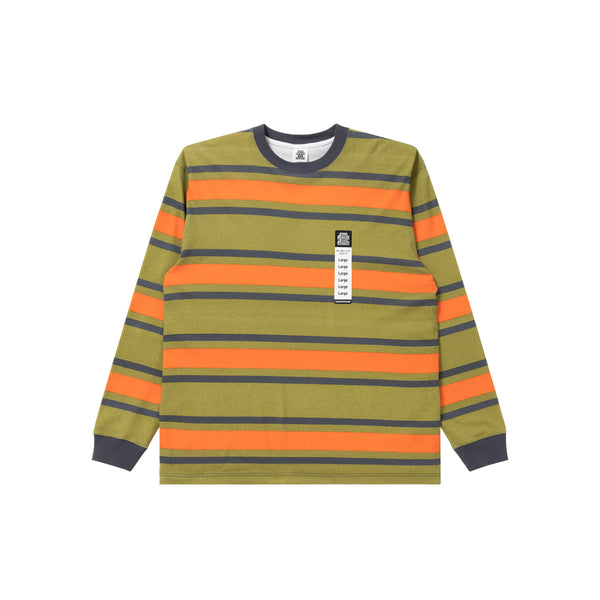 SIZE LABEL BORDER L/S TEE GREEN