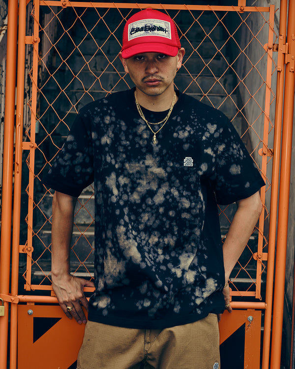 SMALL OG ACID SPLATTERED TEE BLACK