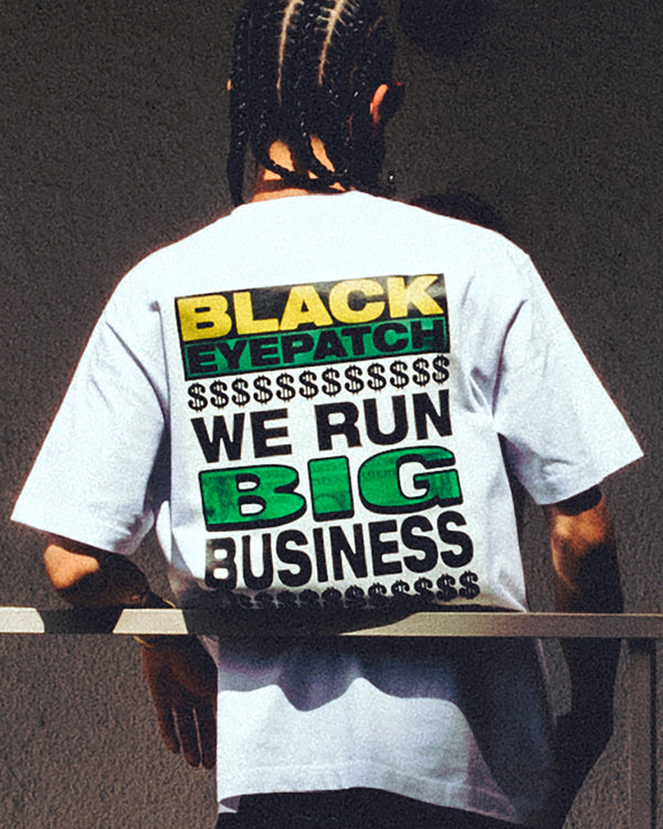 SMALL OG BIG BUSINESS TEE BLACK