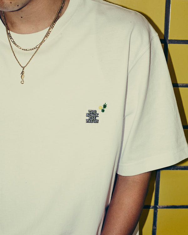 SMALL OG BIG LEAF TEE WHITE