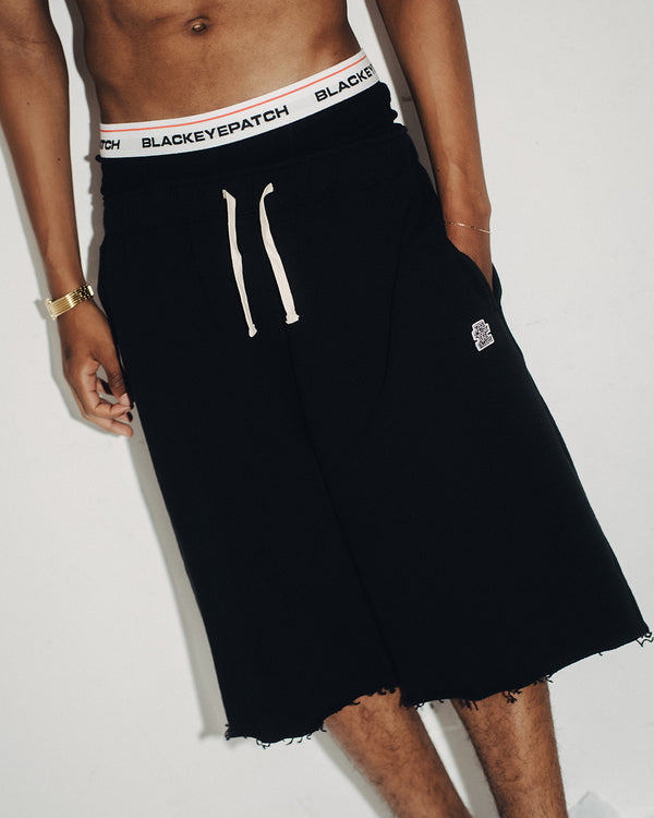 SMALL OG CUT OFF SWEAT SHORTS HEATHER GRAY