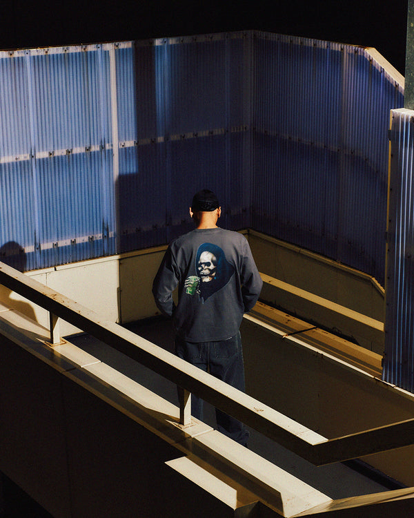 SMALL OG DOLLAR REAPER L/S TEE SAND