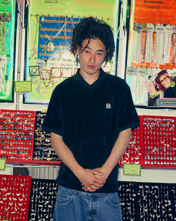 SMALL OG PILE PULLOVER SHIRT BLACK