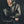 STENCIL LOGO EMBROIDERED FADED HOODIE BLACK