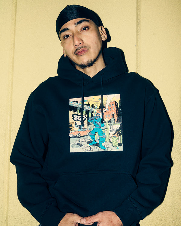 STREET NINJA HOODIE BLACK