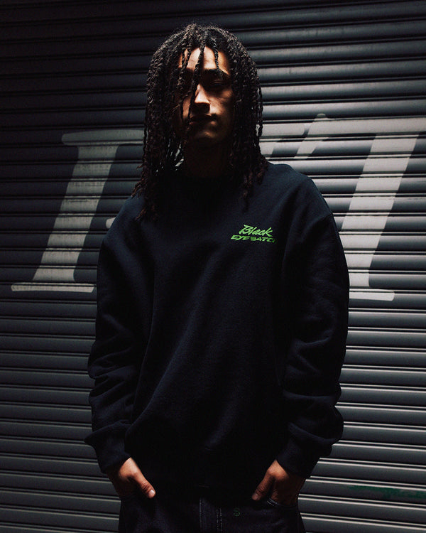 SUPERBIKE LOGO CREW SWEAT BLACK