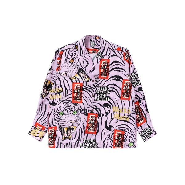 HAWAIIAN SHIRT L/S PINK