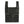 LABEL LEATHER TOTE BAG BLACK