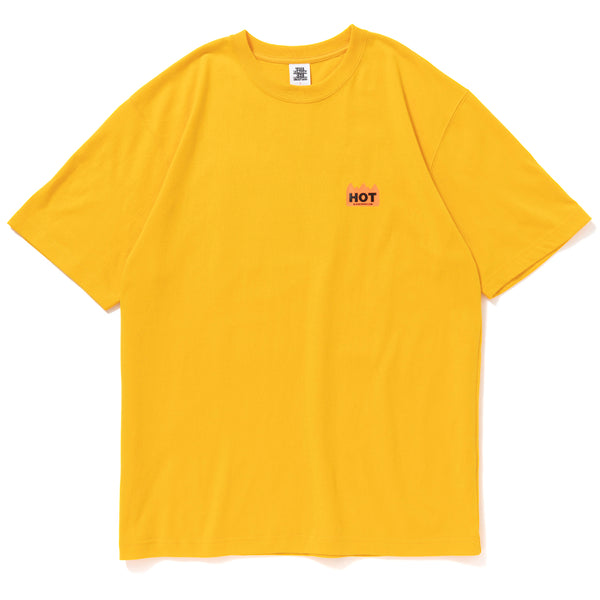HOT LABEL TEE YELLOW
