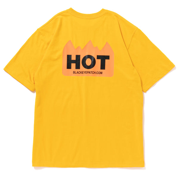 HOT LABEL TEE YELLOW
