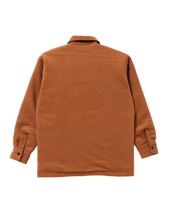 BEEZ-EYE-P Script Logo CPO Jacket, Brown