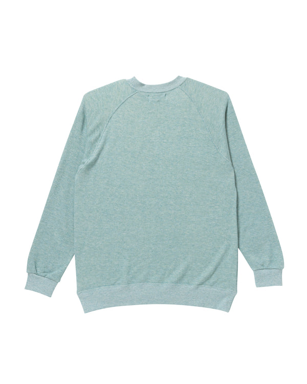 Royal Script Raglan Crew Sweat Mint