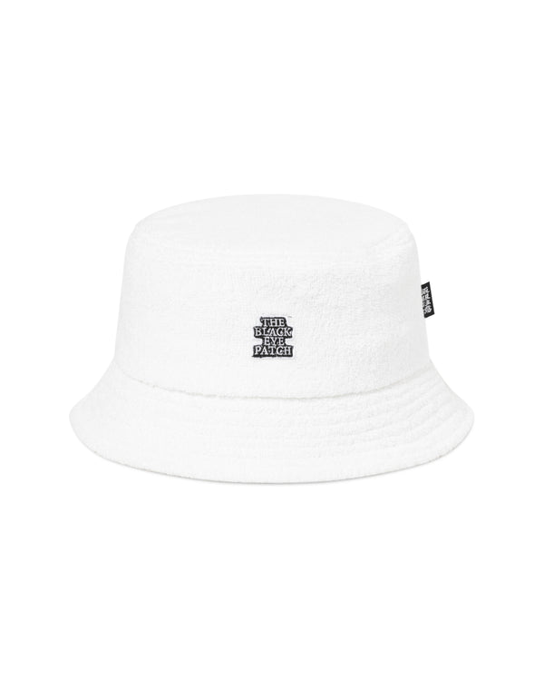 OG LABEL PILE BUCKET HAT WHITE