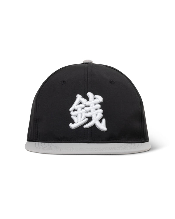 ZENI NYLON 6 PANEL CAP BLACK
