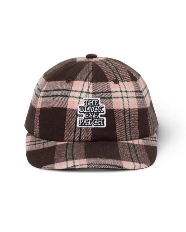 OG LABEL CHECKED CAP PINK