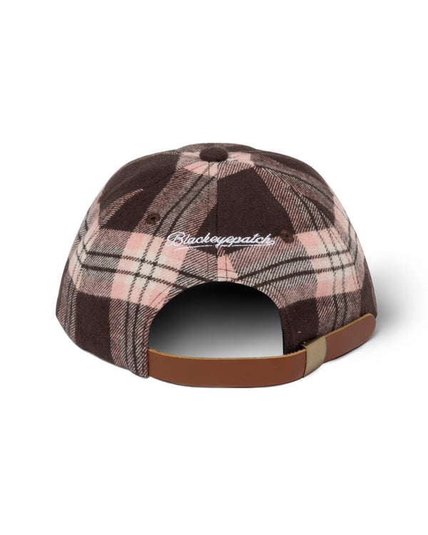 OG LABEL CHECKED CAP PINK