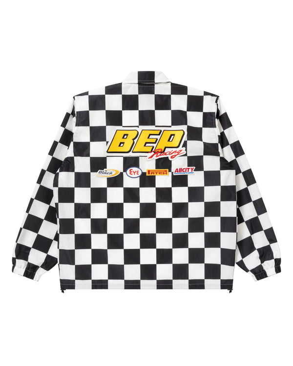 Checkered Racing Coach Jacket Multi