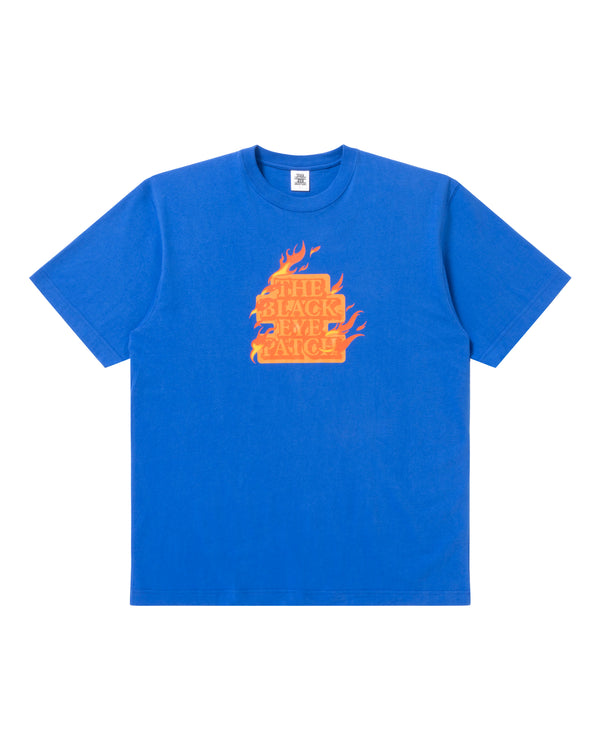 BURNING OG LABEL TEE BLUE