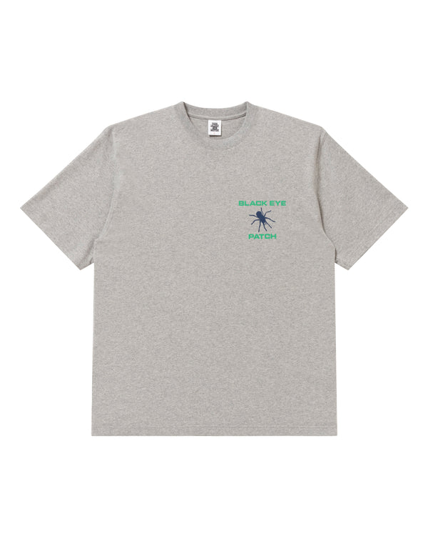 SPIDER WEB TEE HEATHER GRAY
