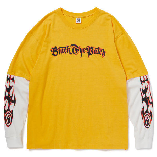 LAYERED L/S TEE YELLOW